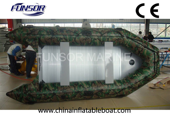 China Camouflage Navy Military Inflatable Boats With 3.6 Meter Length Funsor Brand supplier