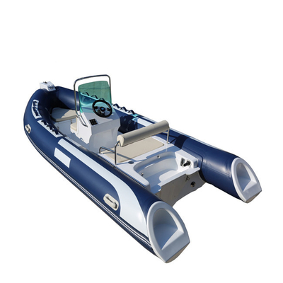 China Hypalon Or PVC RIB 480B Rigid Inflatable Boat With Outboard , Rigid Inflatable Dinghy supplier